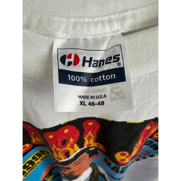 Pearl Jam "Bad Religion" Vintage Reprint T-shirt Hanes Tag Single Stitch - Picture 7 of 7